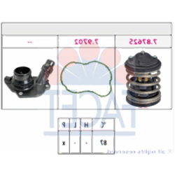 BMW N47N N57N Термостат с крышкой - 11518512234 FACET