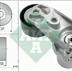 Шпилька натяжителя BMW N55 - 11288604266 INA