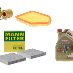 Bmw X3 Series F25 Case 1.8 2.0 Комплект фильтров периодического обслуживания Castrol Oil Mann Brand