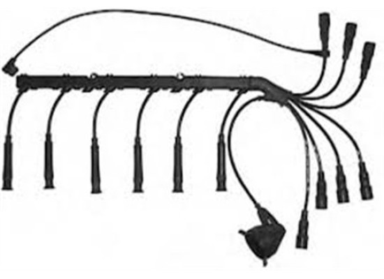 Набор проводов свечи зажигания Bmw короткий, тип 12121714154 583100 (Brm-12121714154)