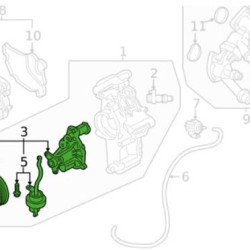 Циркуляция BMW Touring X3 X4 X5 X7 11518582740 11518582740 (Bmw-11518582740)