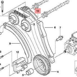 Цепь натяжителя BMW M47 11312247280 24892 (февраль-11312247280)