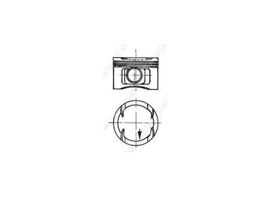 Поршень BMW после 1992 года до 94 E 0,50 is E36 11251739454 (Kss-11251739454)