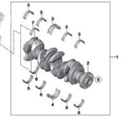 Комплект подлокотников BMW M47n (синий) F20/116 Ed 11248510408 (Kss-11248510408)