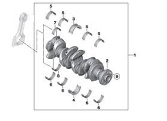 Комплект подлокотников BMW M47n (синий) F20/116 Ed 11248510408 (Kss-11248510408)